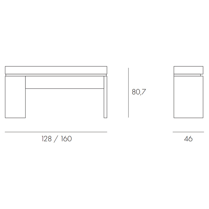 Письменный стол Olivieri Desk - фото-5 | interior market