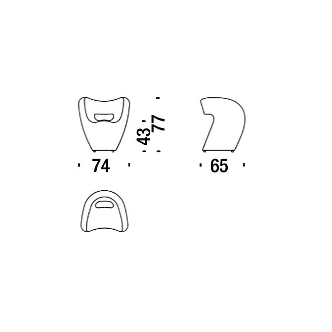 Кресло Moroso Victoria and Albert - фото-2 | interior market