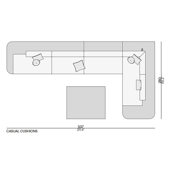 Диванный гарнитур для улицы Manutti Elements - фото-2 | interior market