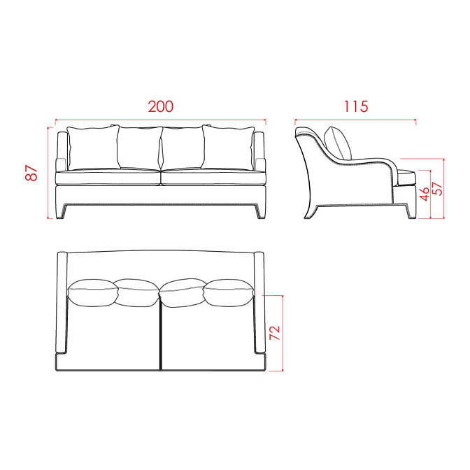 Диван JNL Lutetia - фото-4 | interior market