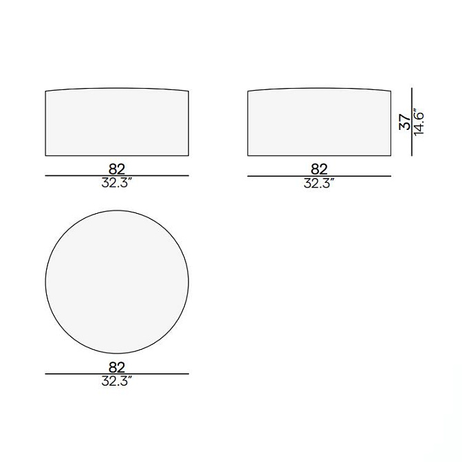 Пуф для улицы Manutti Touch - фото-9 | interior market