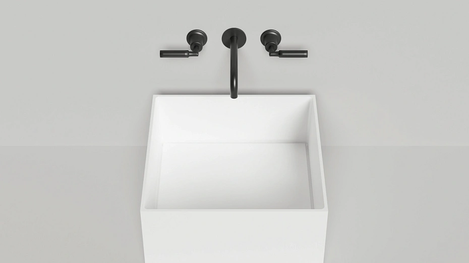 Раковина накладная матовая SALINI ARMONIA SQUARE 02 - фото-2 | interior market