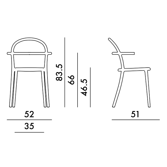 Стул для улицы Kartell Generic c - фото-5 | interior market