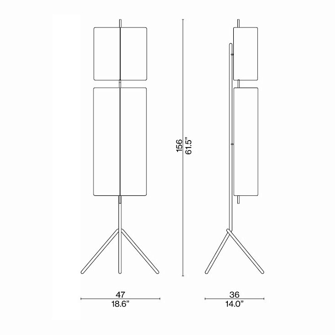 Торшер  Cassina 3to9 - фото-3 | interior market