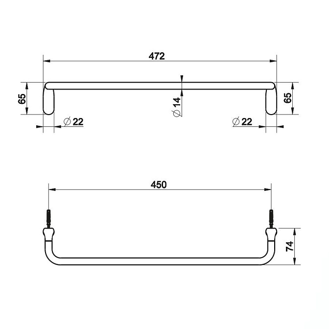Держатель для полотенец Gessi GOCCIA - фото-2 | interior market