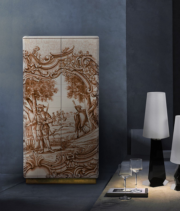 Шкаф Boca do Lobo Heritage Sepia Cabinet - фото-6 | interior market