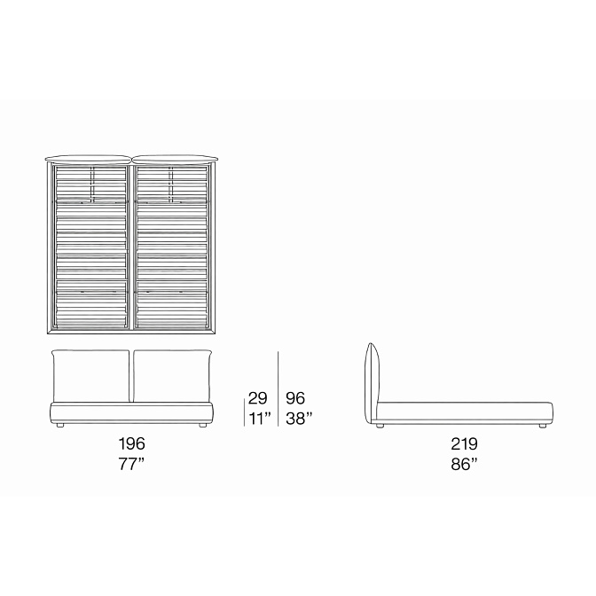 Кровать Paola lenti Elisio - фото-5 | interior market