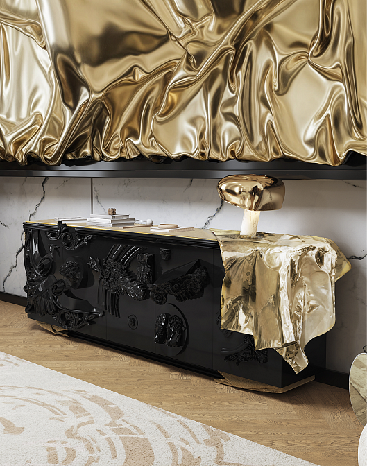 Комод Boca do Lobo Voltaire Black - фото-4 | interior market
