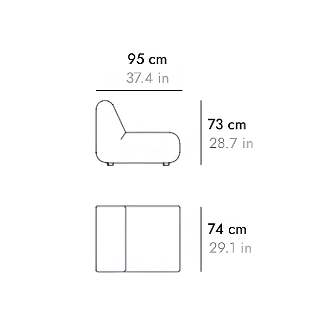 Модульный диван PUNT GIN - фото-5 | interior market