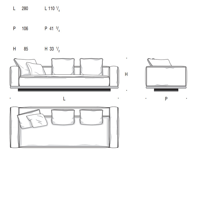 Диван Minotti Horizonte - фото-2 | interior market
