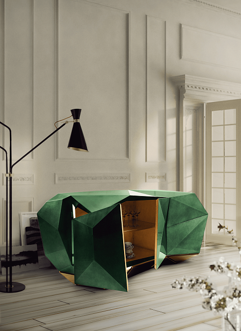 Комод Boca do Lobo Diamond Emerald - фото-12 | interior market