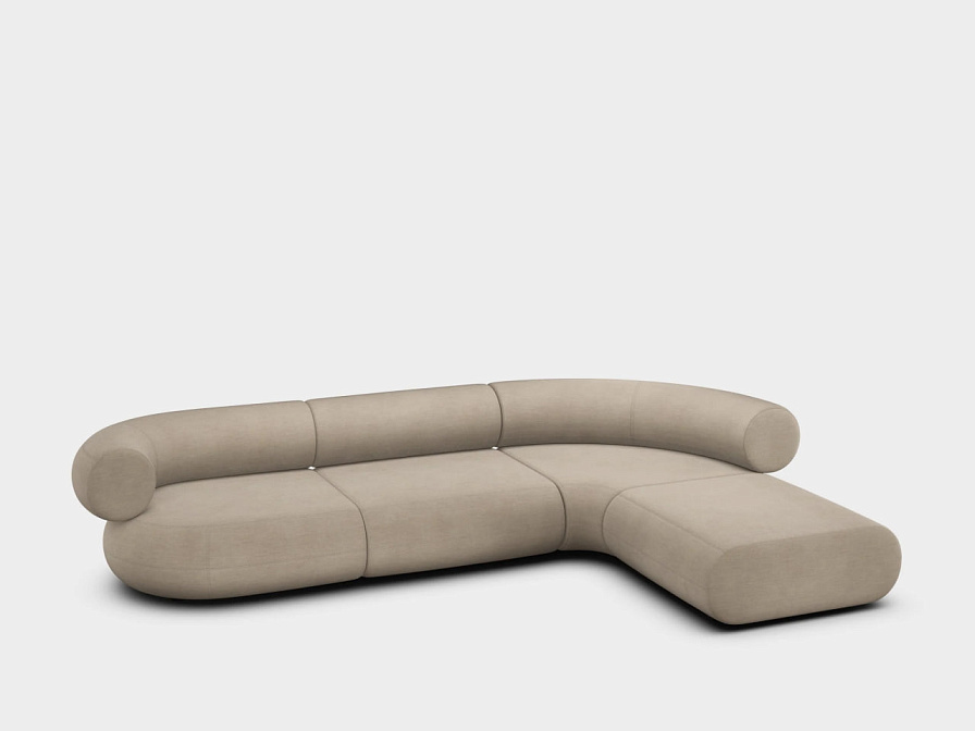 Модульный диван Tom Dixon Fat L-Shaped Modular Sofa - фото-2 | interior market