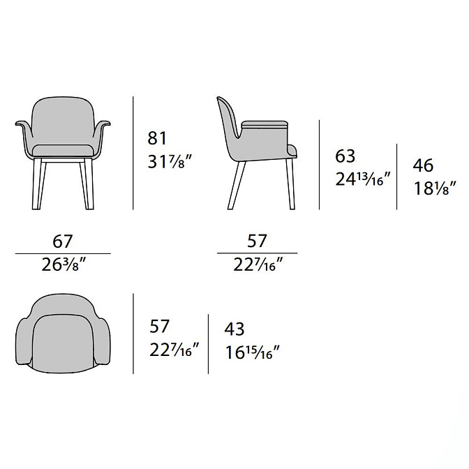 Стул обеденный Turri Soul - фото-3 | interior market
