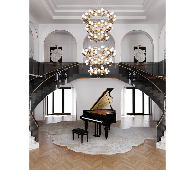 Потолочный светильник  Boca do Lobo Hera Round III Suspension Lamp - фото-5 | interior market