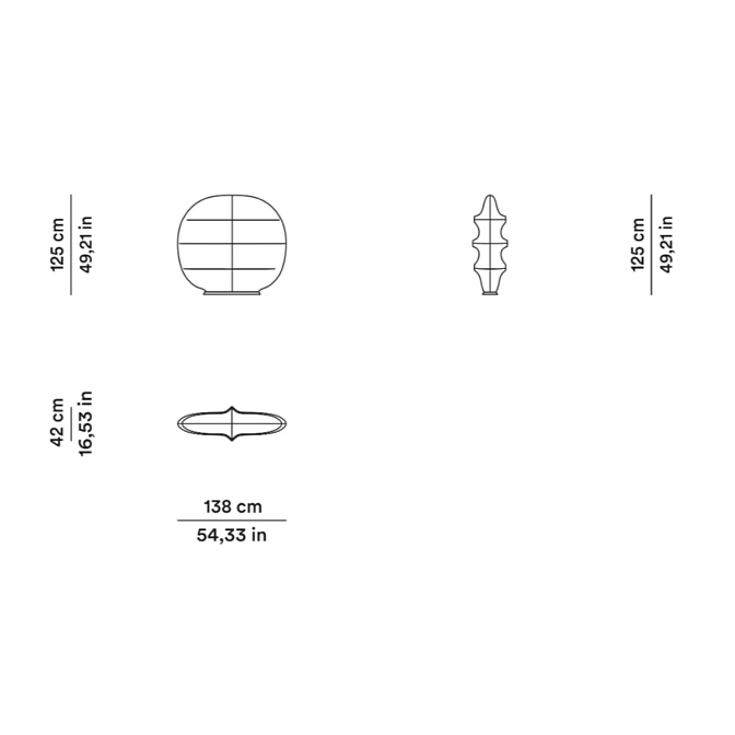Торшер  Tacchini Gunta - фото-5 | interior market