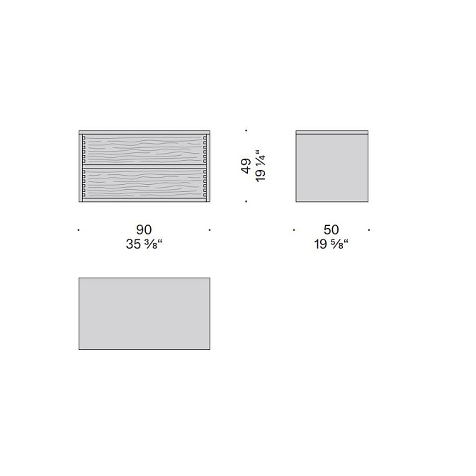 Комод подвесной De Padova WOOD-IN - фото-8 | interior market