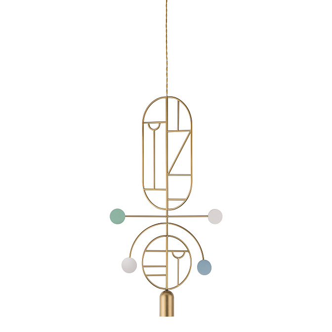 Потолочный светильник NOMON Wooden Dots - фото-1 | interior market