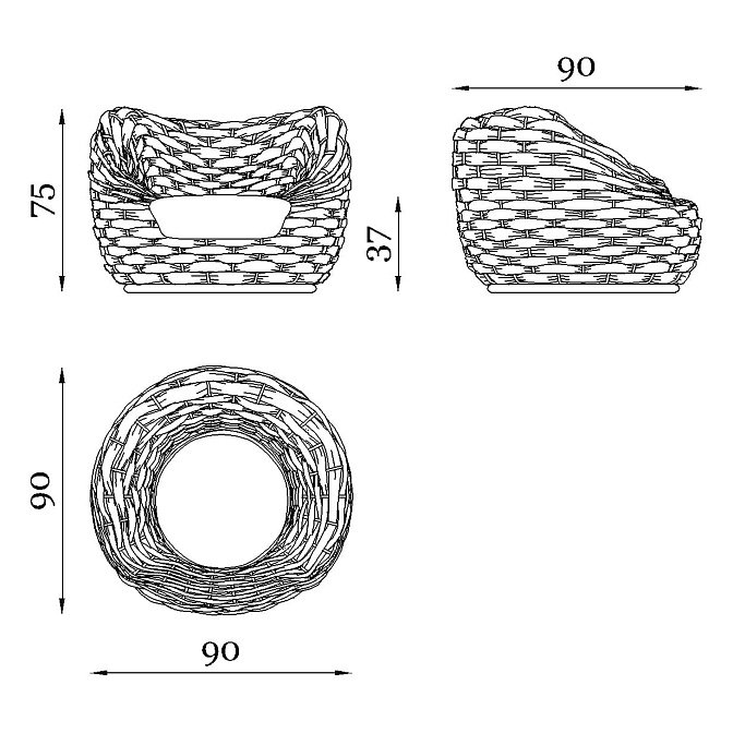 Кресло для улицы Rugiano Nido - фото-3 | interior market