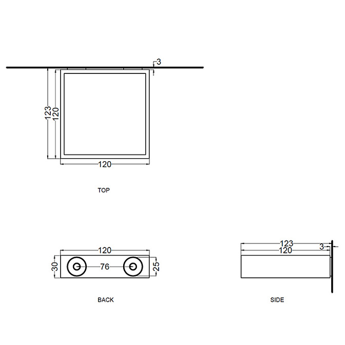 Полочка-держатель для аксессуаров CIELO - фото-2 | interior market