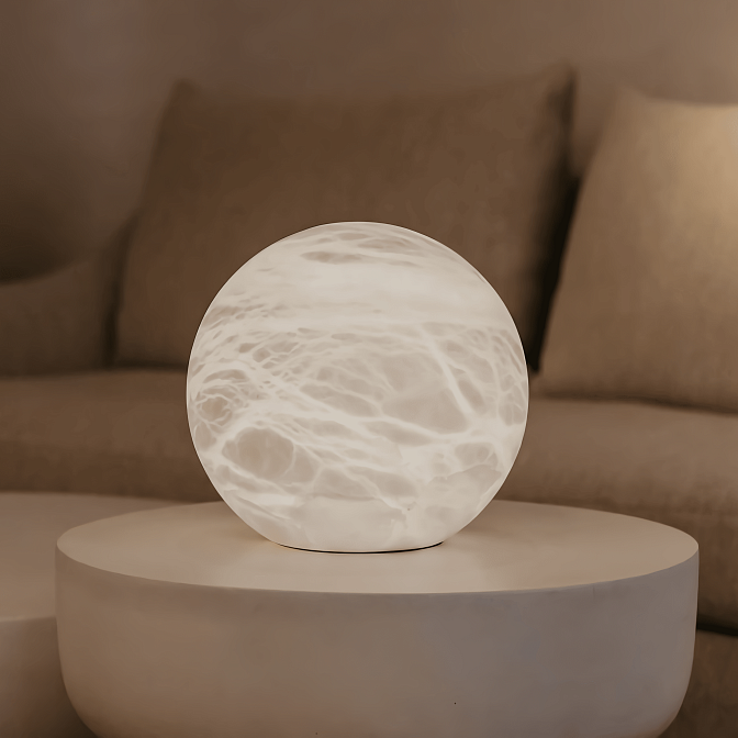 Настольная лампа United Alabaster WIRELESS MOON - фото-1 | interior market