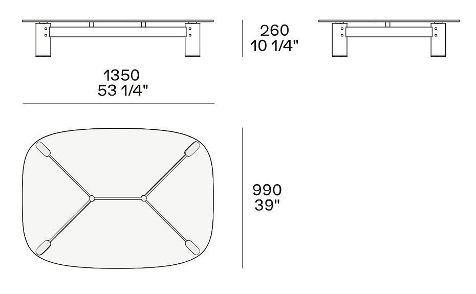 Журнальный столик для улицы Poliform Ketch - фото-2 | interior market