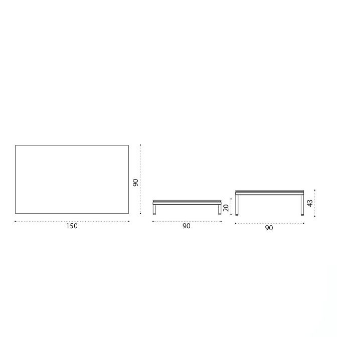 Журнальный столик Ethimo Baia Natural - фото-2 | interior market