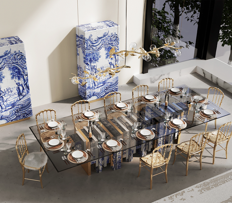 Обеденный стол Boca do Lobo Heritage Dining Table - фото-4 | interior market