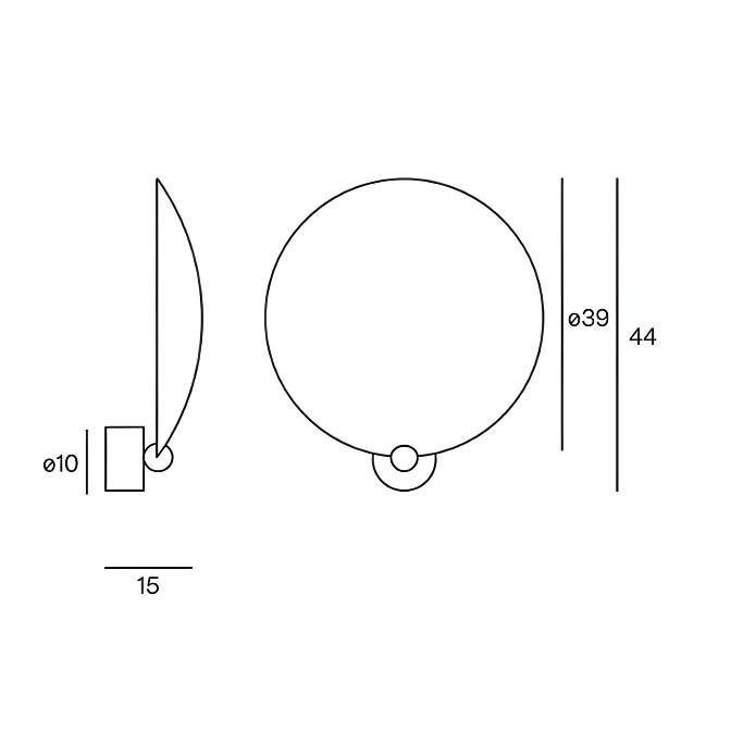 Бра Lumen Center WASHINGTON WALL - фото-3 | interior market