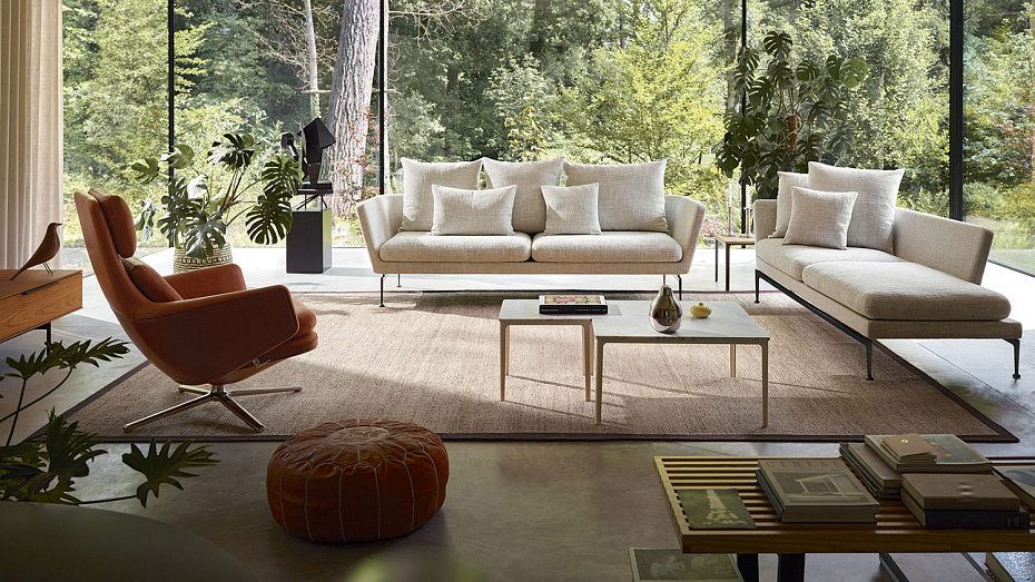 Диван Vitra Suita Sofa 3-Seater, back cushions - фото-3 | interior market
