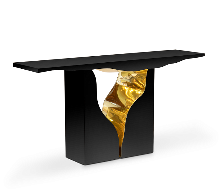Консоль  Boca do Lobo Lapiaz Black Console - фото-2 | interior market