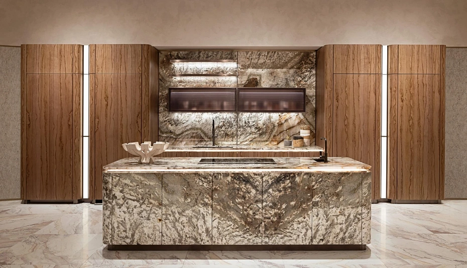 Кухня c островом Visionnaire By Ipe Cavalli Villa d'Este - фото-2 | interior market
