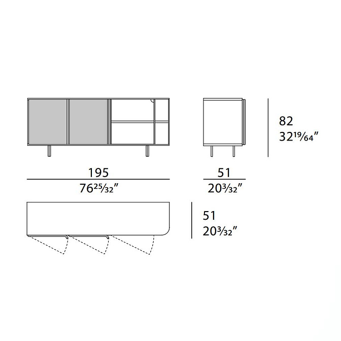 Буфет Turri Zero - фото-6 | interior market