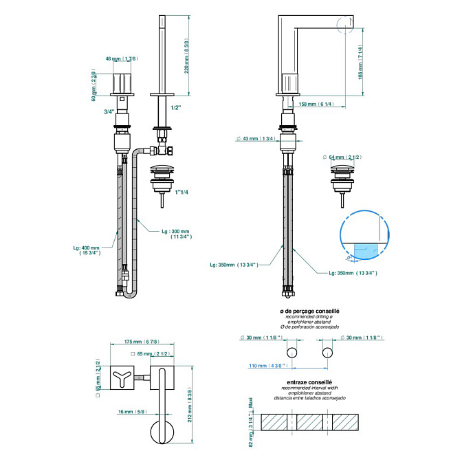 Смеситель для раковины THG Icon-X - фото-2 | interior market