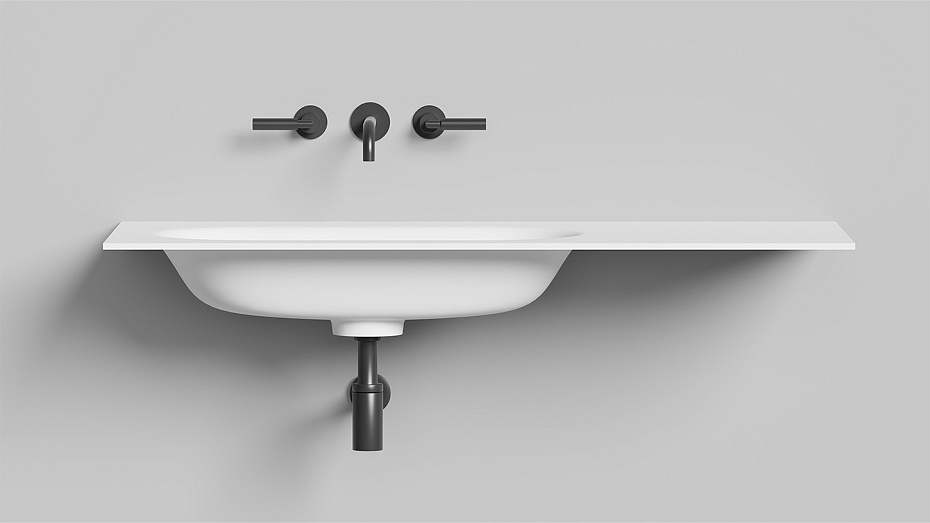 Раковина подвесная SALINI ONDA FLOW OVAL 72 - фото-6 | interior market