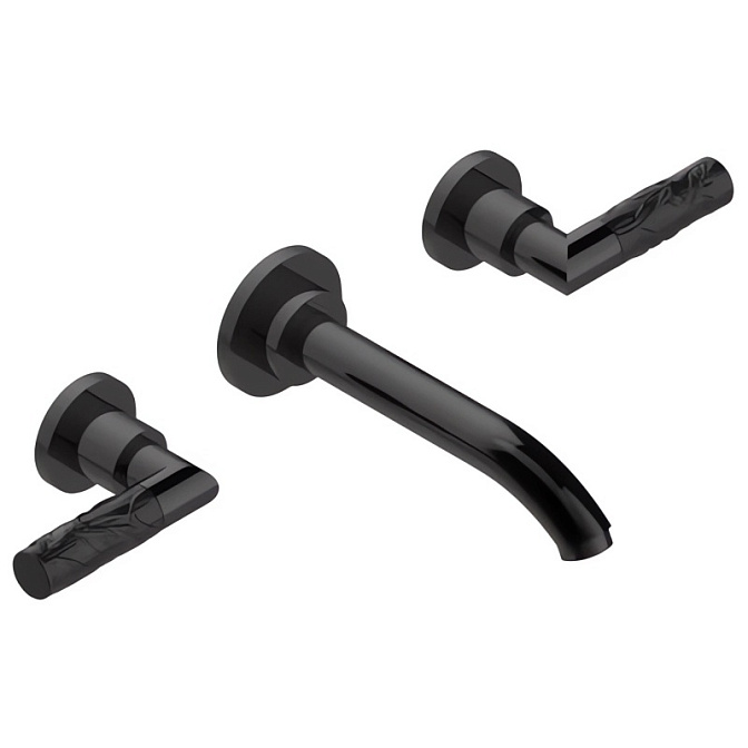 Смеситель встраиваемый THG Bambou Black Crystal - фото-1 | interior market