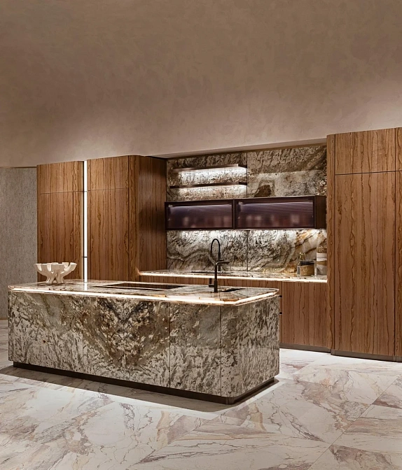 Кухня c островом Visionnaire By Ipe Cavalli Villa d'Este - фото-5 | interior market