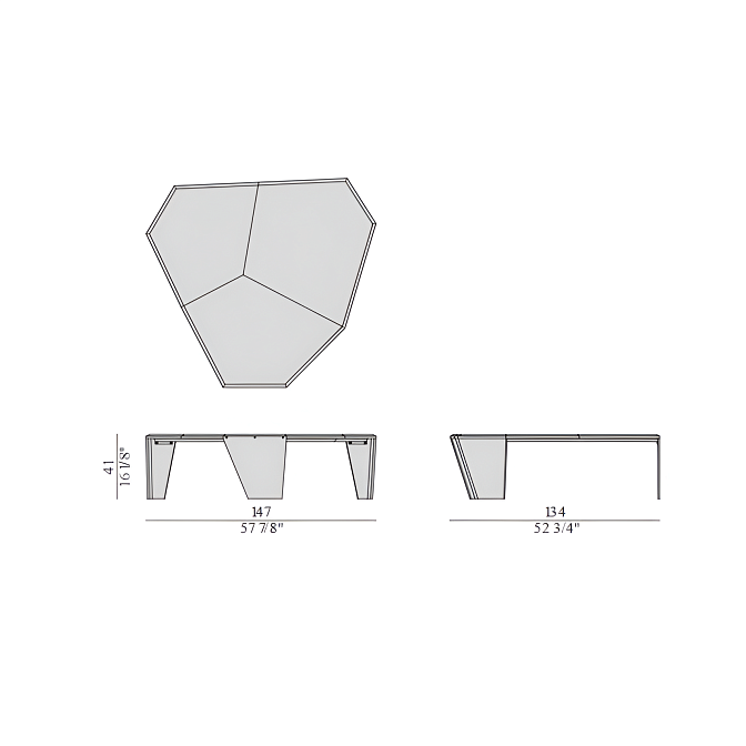 Журнальный столик Porada Tortuga - фото-4 | interior market