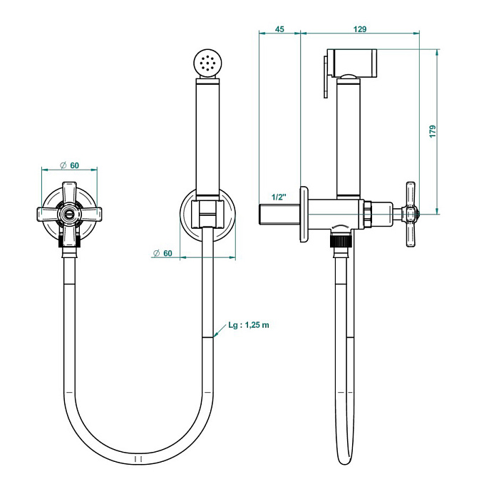 Смеситель THG  - фото-2 | interior market