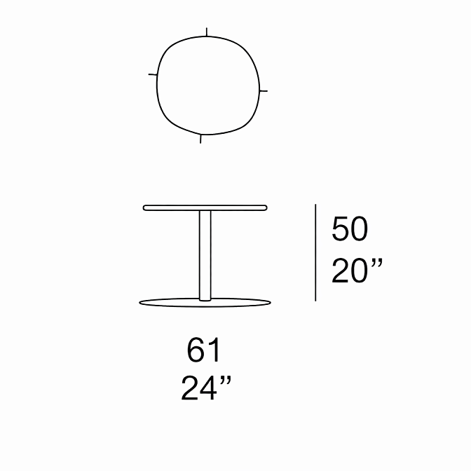 Журнальный столик Paola lenti IVY - фото-4 | interior market