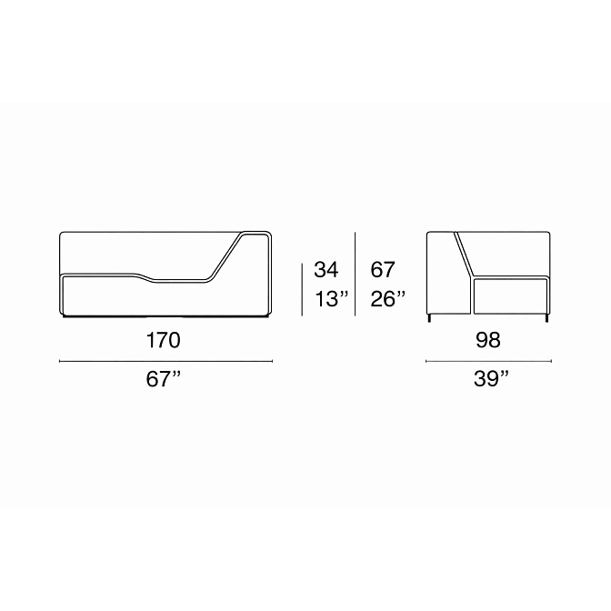 Уличный шезлонг Paola lenti ISLAND - фото-4 | interior market