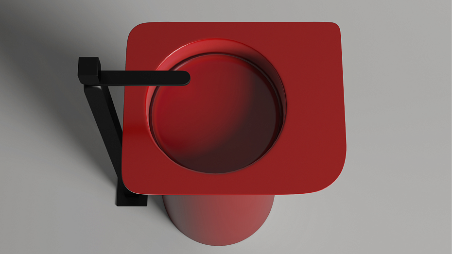 Раковина напольная матовая SALINI NINFEA 01 - фото-3 | interior market