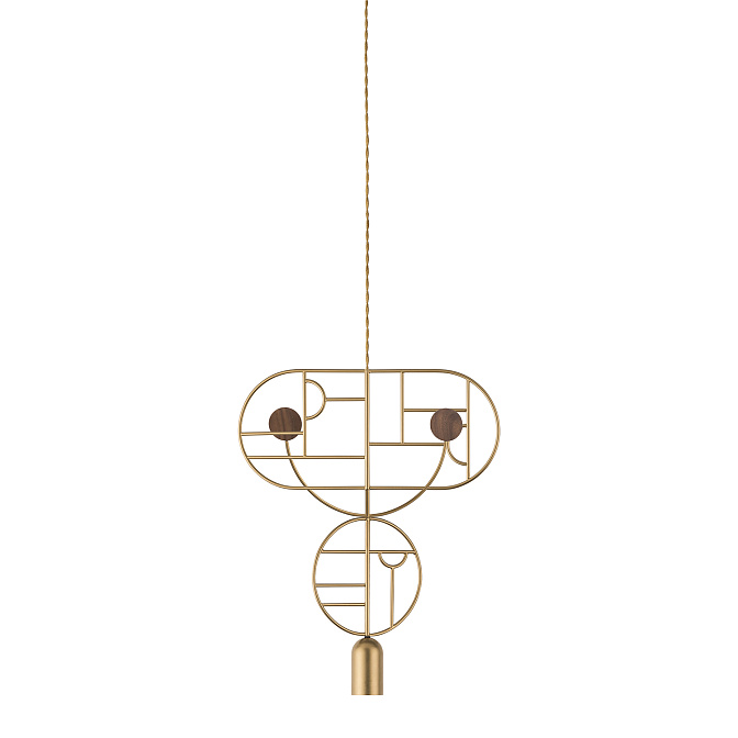 Потолочный светильник NOMON Wooden Dots - фото-1 | interior market