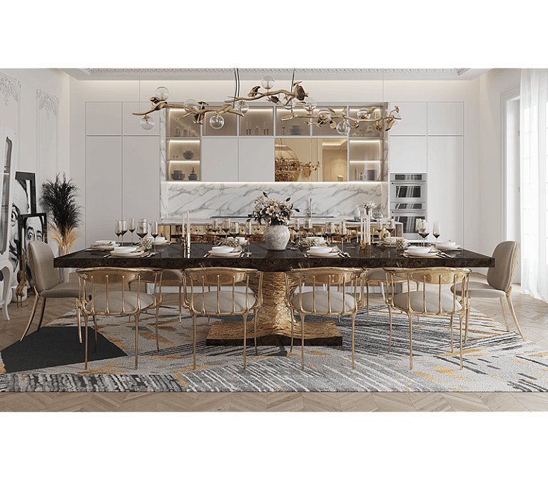 Обеденный стул Boca do Lobo Nº 11 Satin Chair - фото-7 | interior market