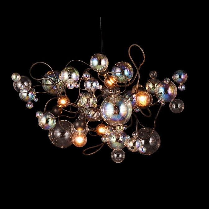 Потолочный светильник  Brand Van Egmond Bubbles Flow Chandelier Round - фото-1 | interior market