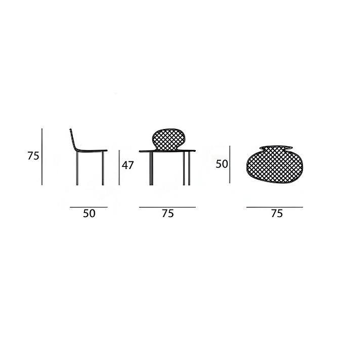 Стул для улицы Living Divani FAMILY - фото-4 | interior market