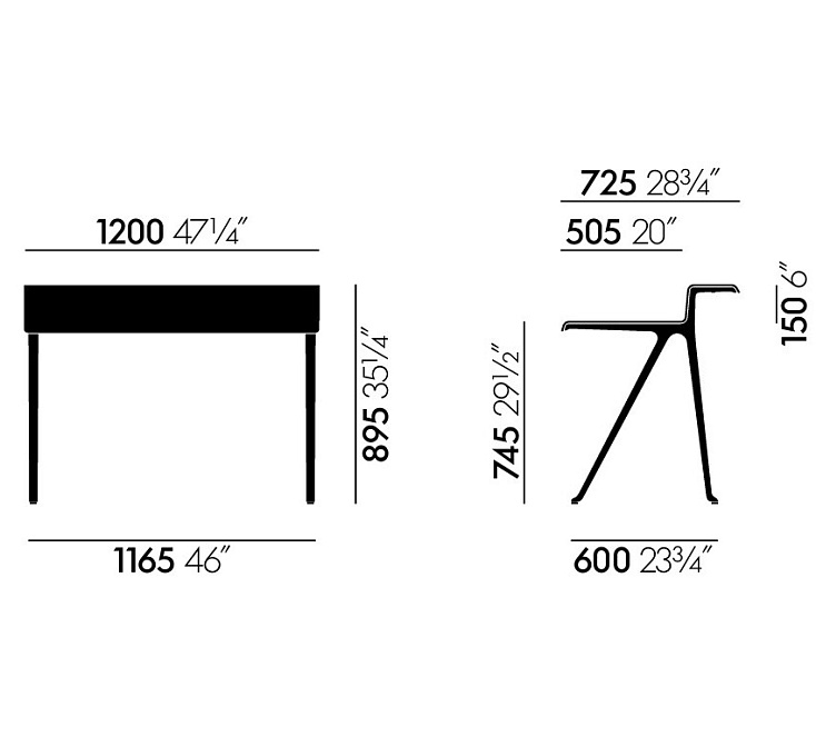 Письменный стол Vitra Courier - фото-6 | interior market