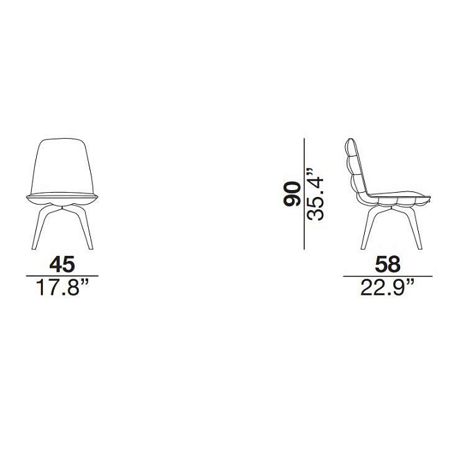 Обеденный стул Cierre alain - фото-3 | interior market