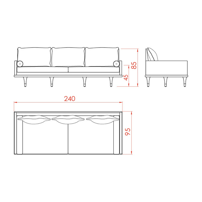Диван JNL Vientiane - фото-4 | interior market