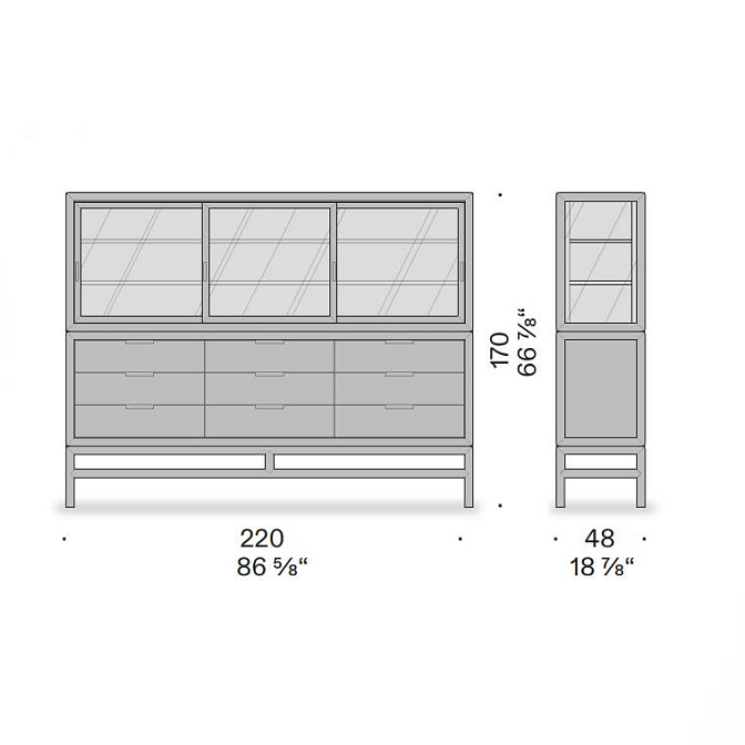 Буфет De Padova Silent Drawer - фото-4 | interior market