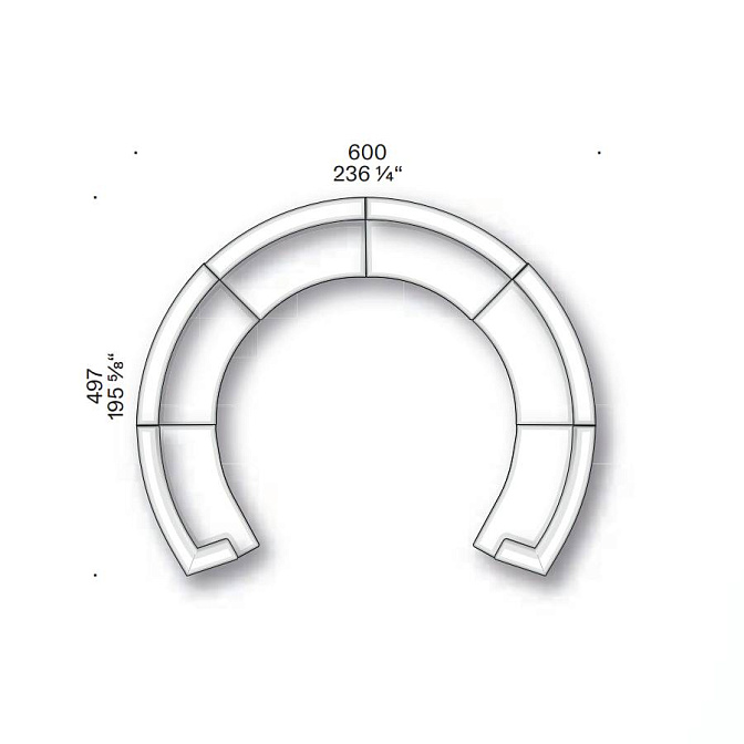 Модульный диван De Padova Alberese XL - фото-4 | interior market